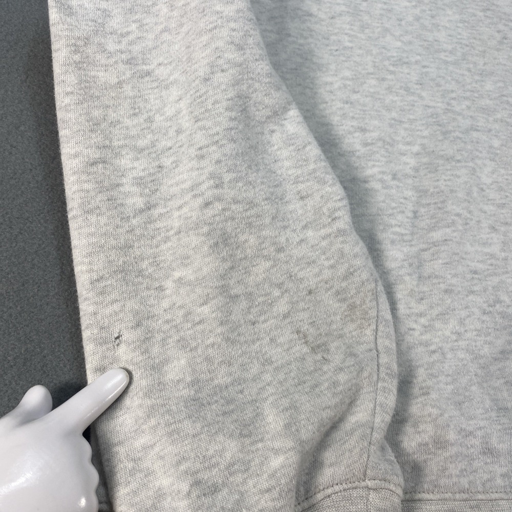 Vans Women's Medium Off The Wall Light Heather Gray Sweatshirt Skater Grunge - Picture 5 of 6